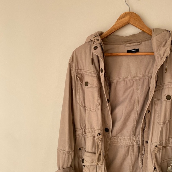 Ardene Beige Utility Jacket - Picture 3 of 13